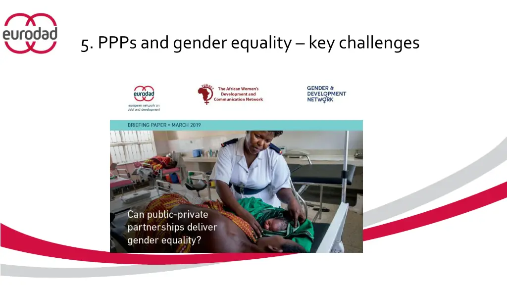 5 ppps and gender equality key challenges
