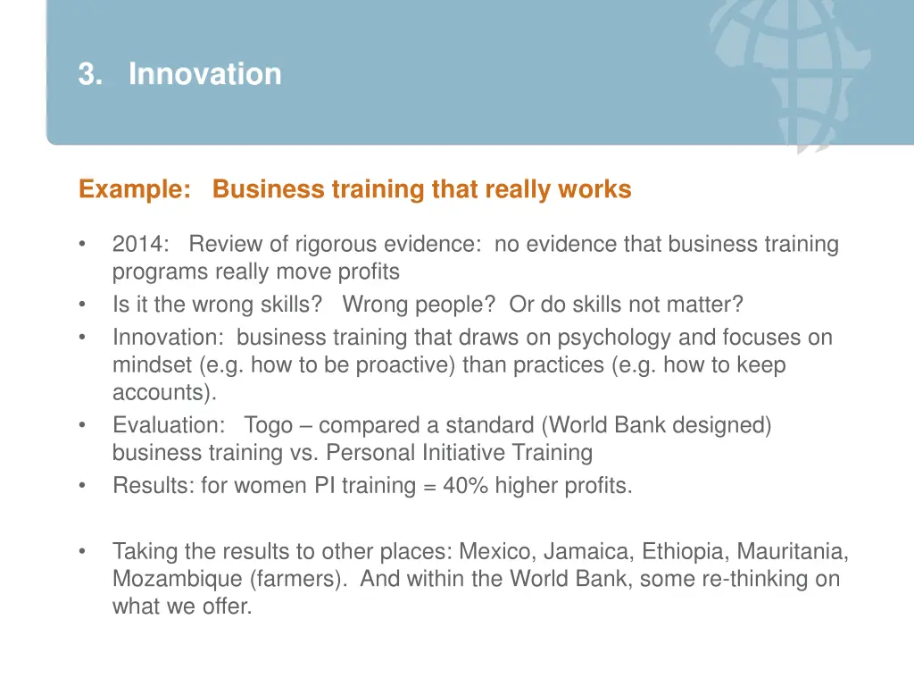 3 innovation