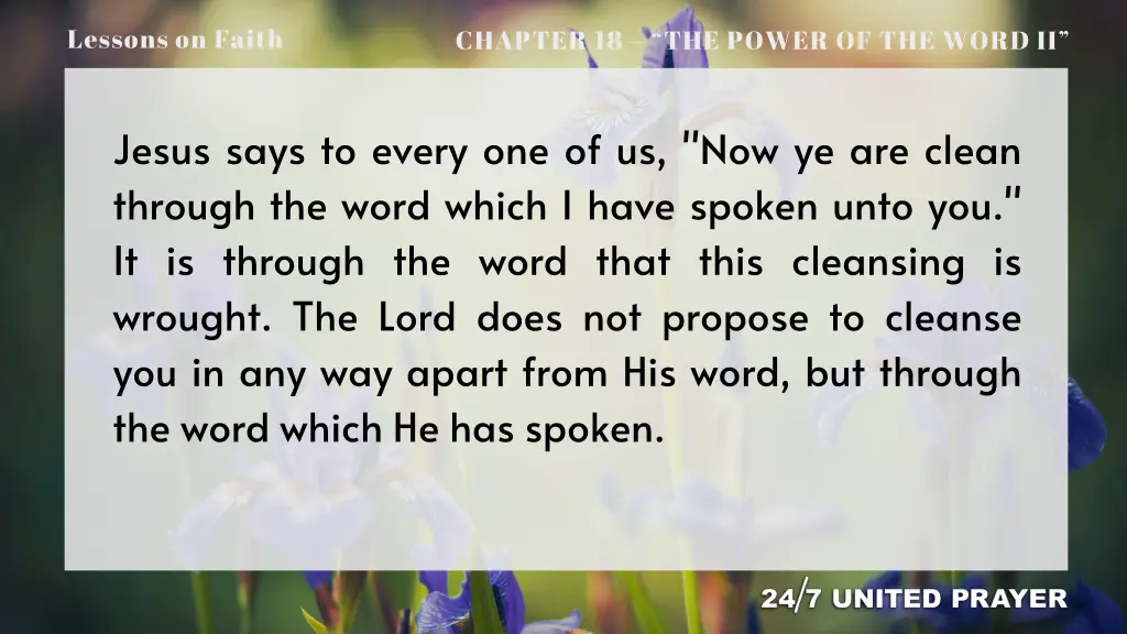lessons on faith 14
