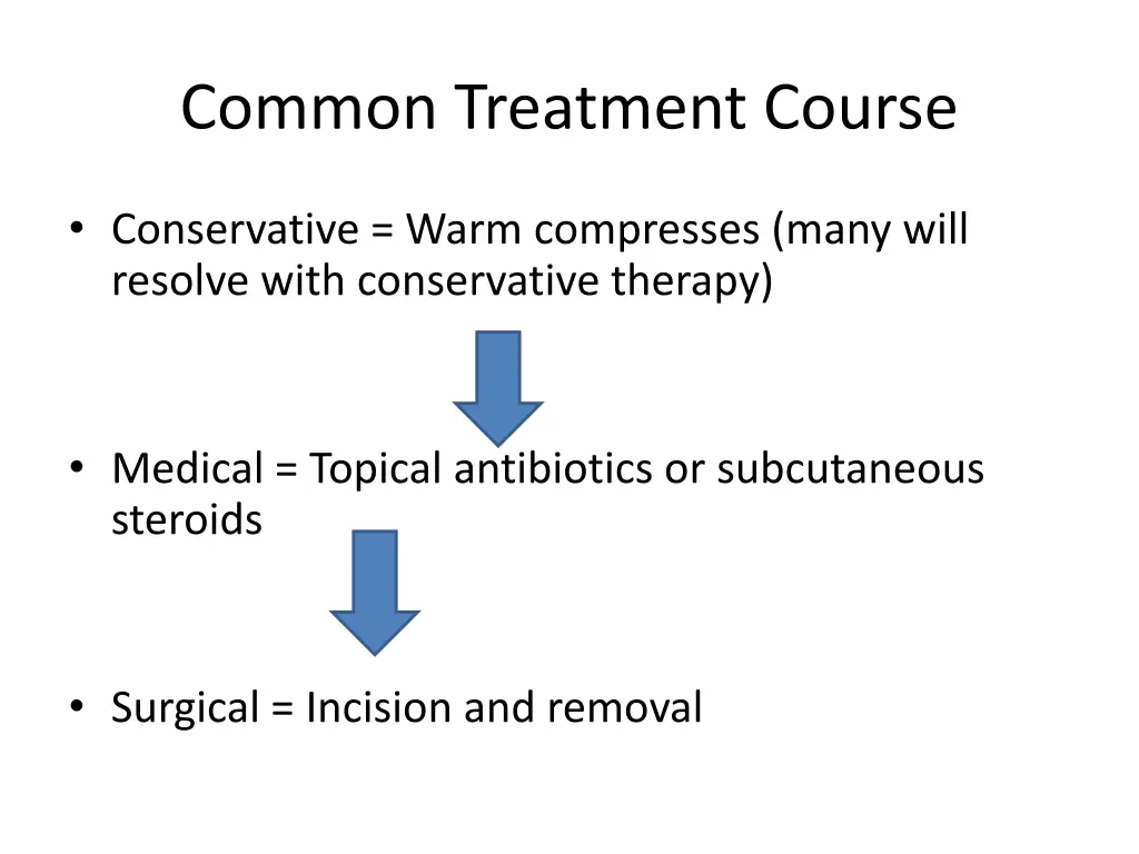 common treatment course