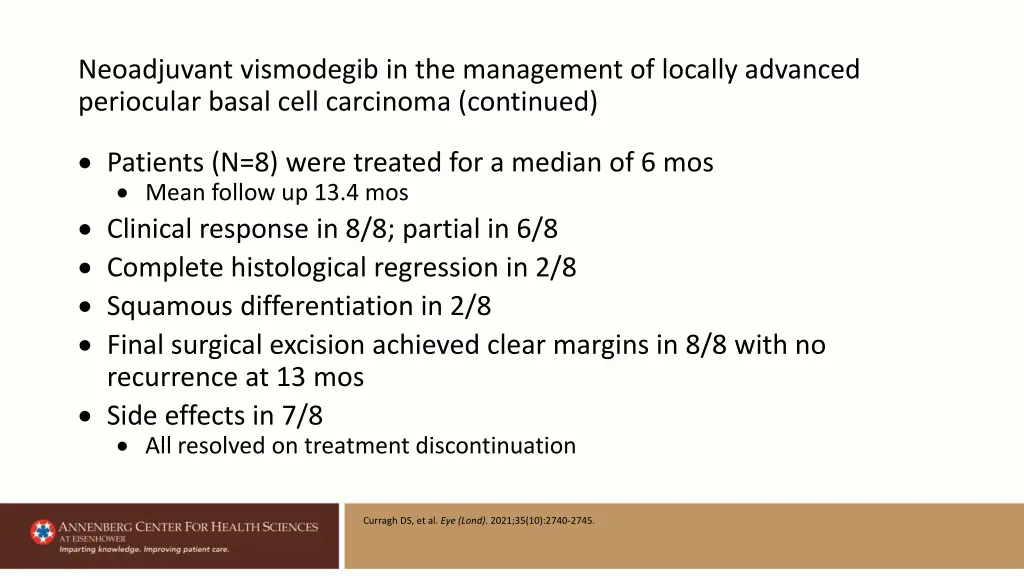 neoadjuvant vismodegib in the management 2