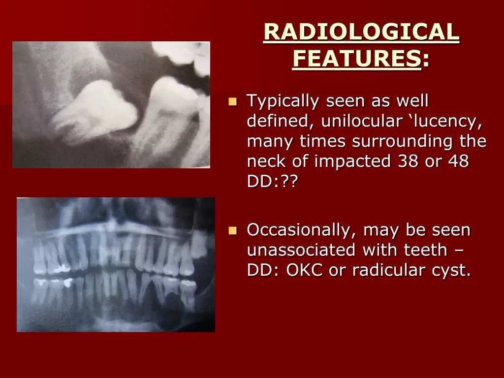 radiological features 1