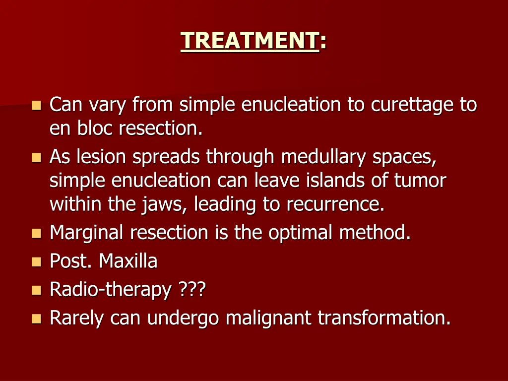 treatment