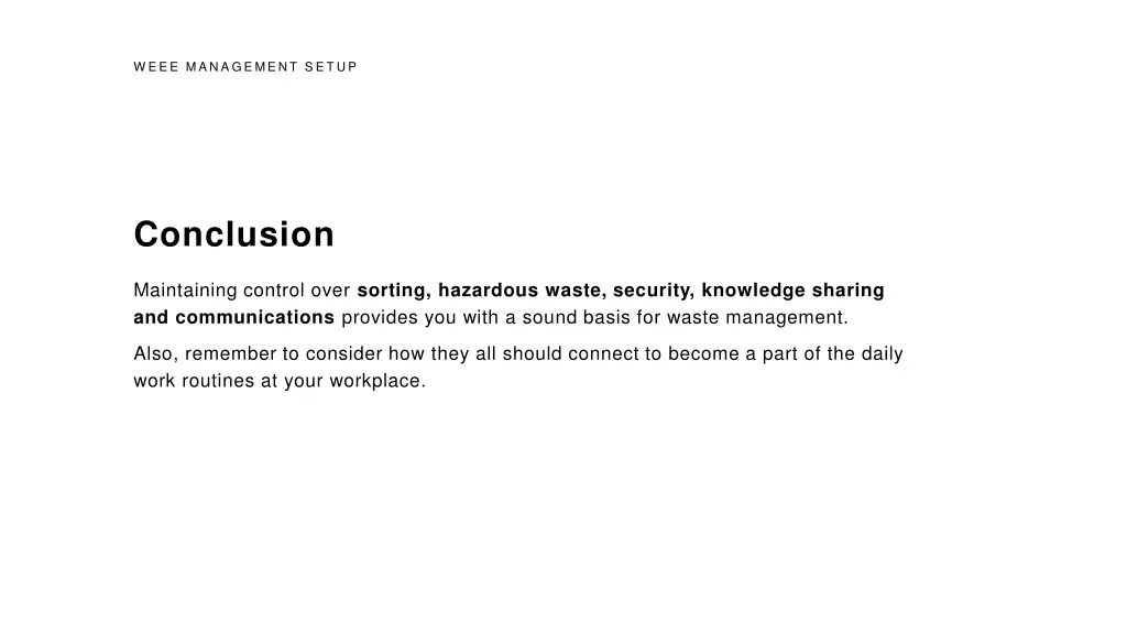 w eee management setup 7