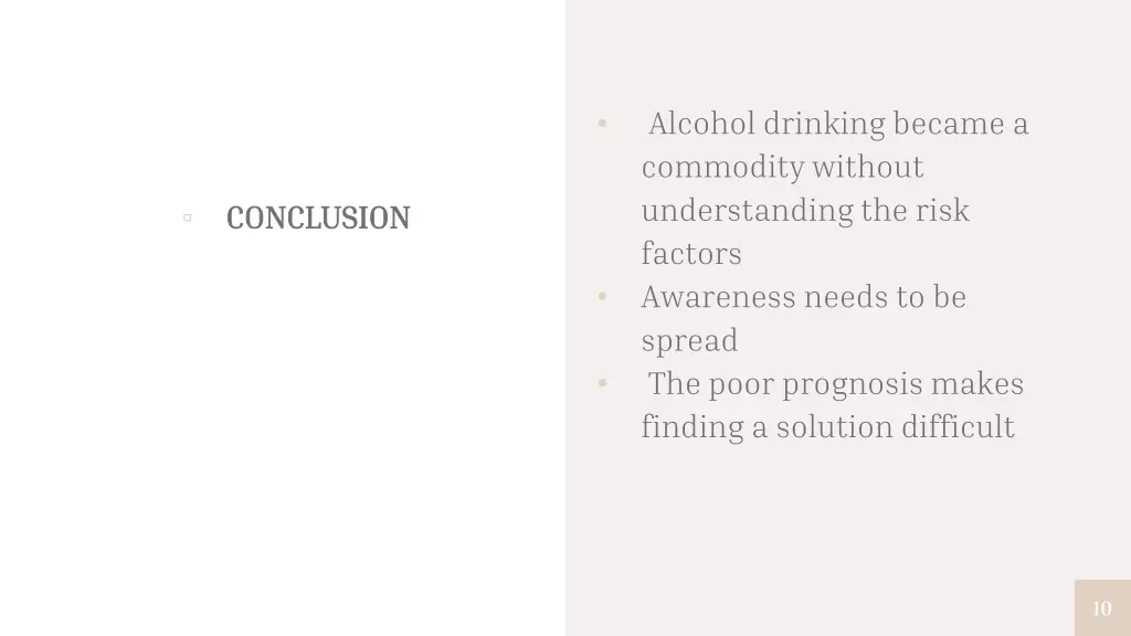 alcohol drinking became a commodity without