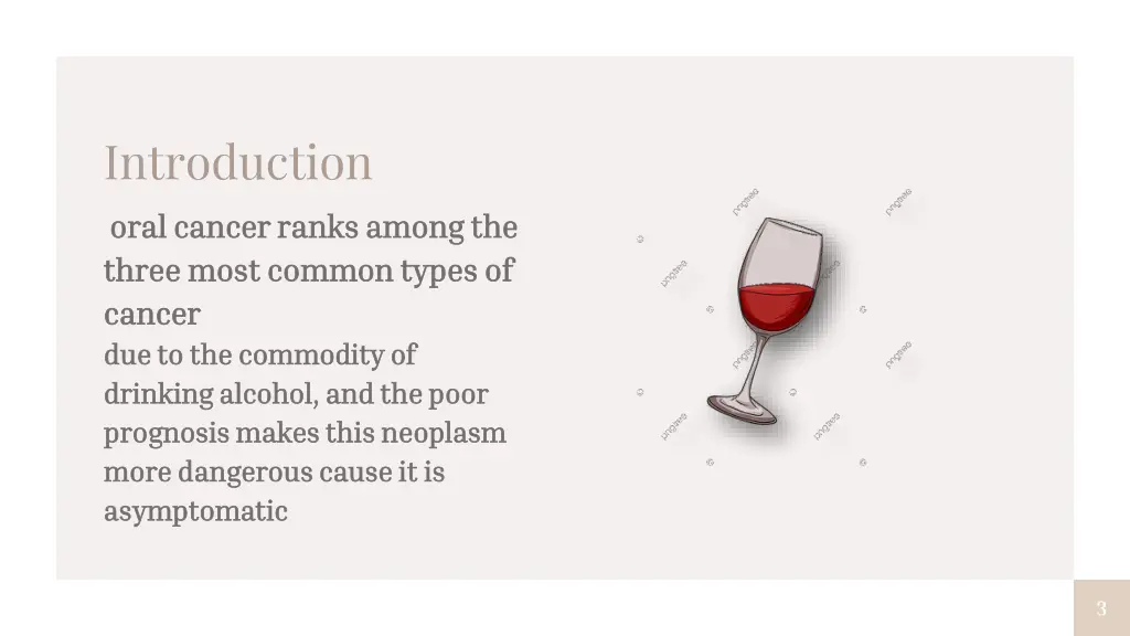 introduction oral cancer ranks among the oral