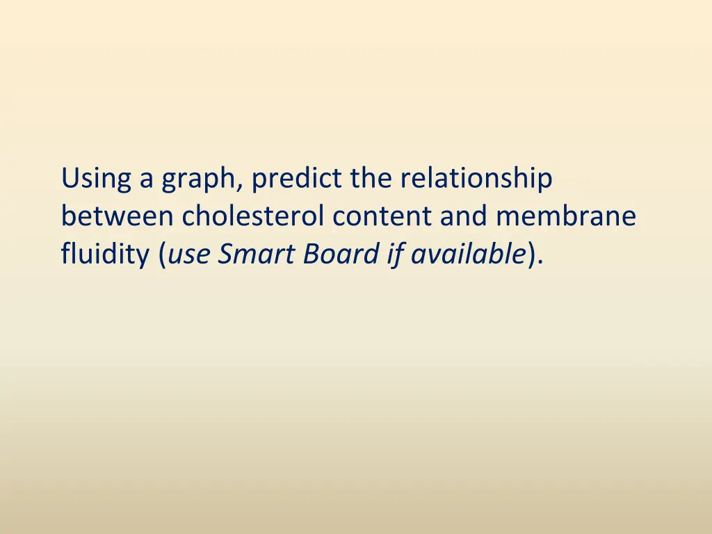 using a graph predict the relationship between