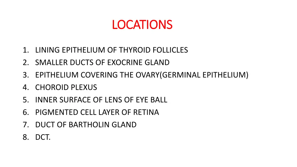 locations locations
