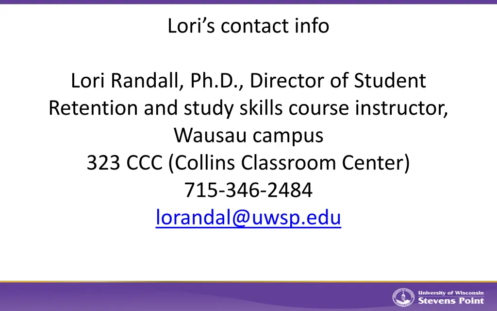 lori s contact info