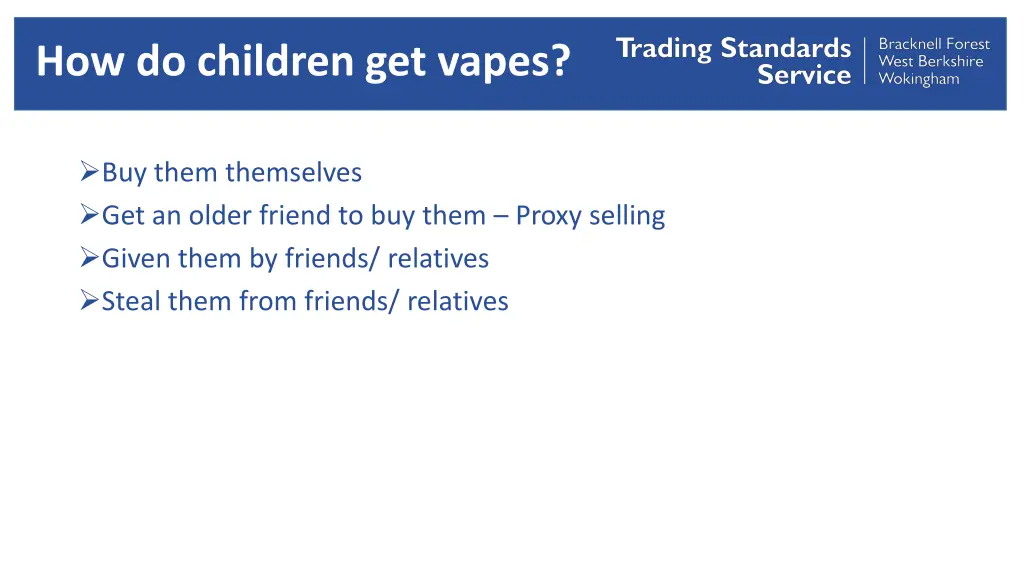 how do children get vapes