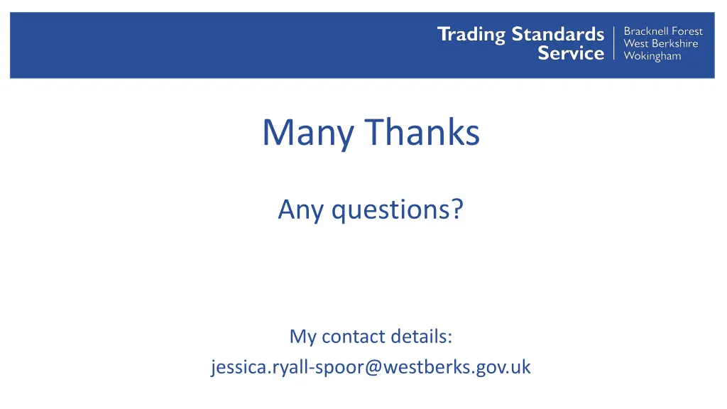 many thanks