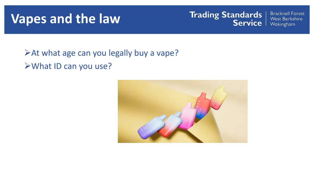 vapes and the law