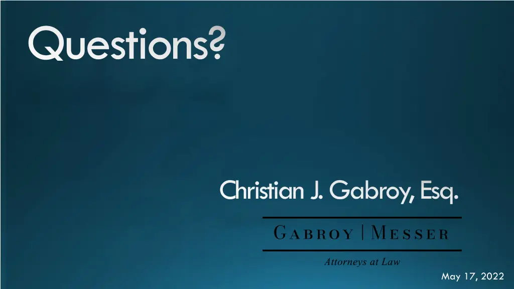 questions