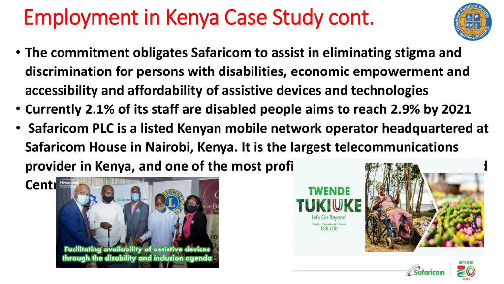 employment in kenya case study cont employment 1