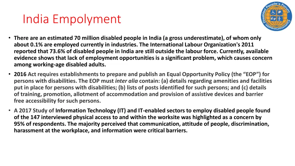 india empolyment