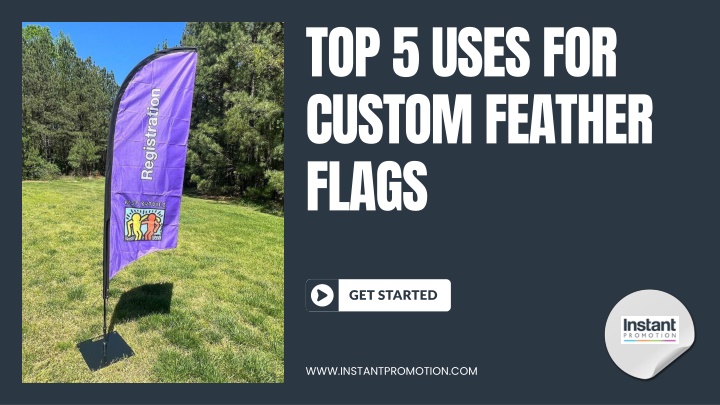 top 5 uses for custom feather flags