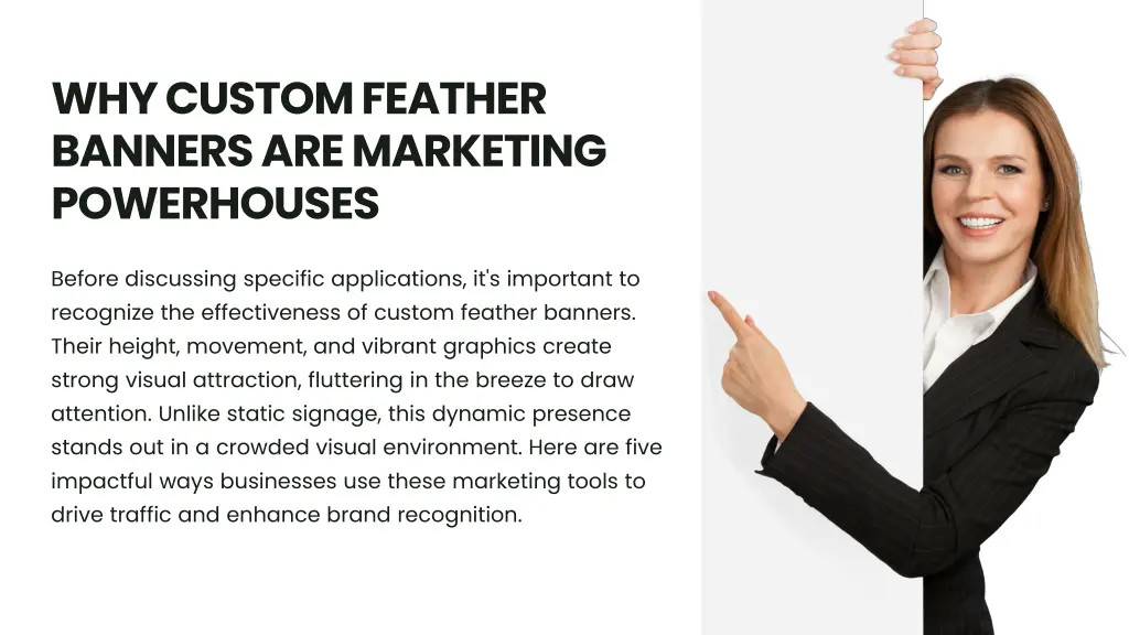 why custom feather banners are marketing