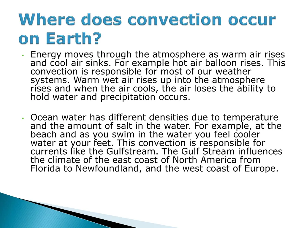 energy moves through the atmosphere as warm