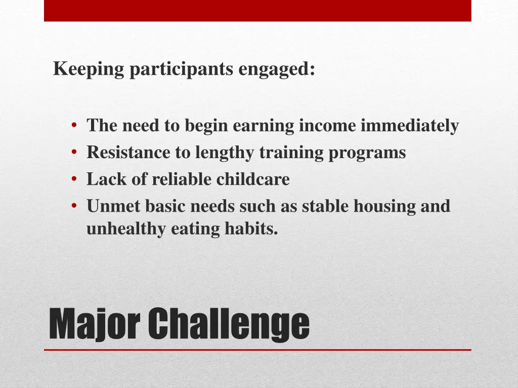 keeping participants engaged