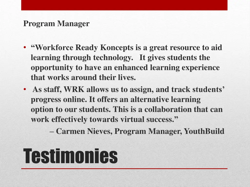 program manager