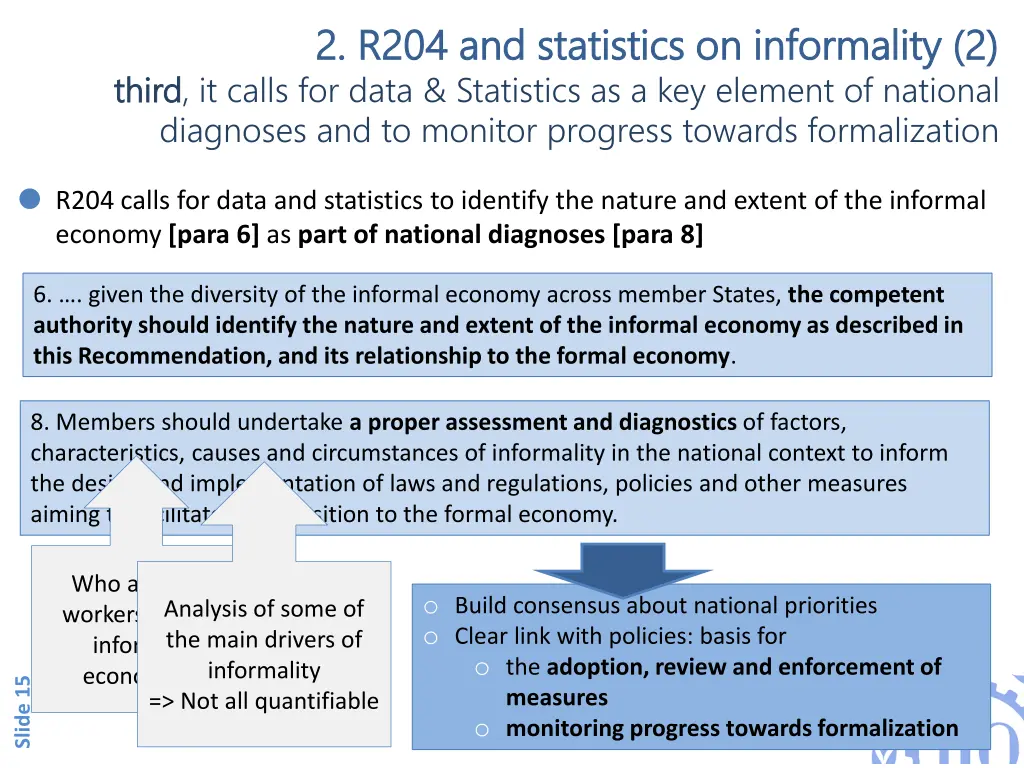 2 r204 and statistics on informality 2 2 r204
