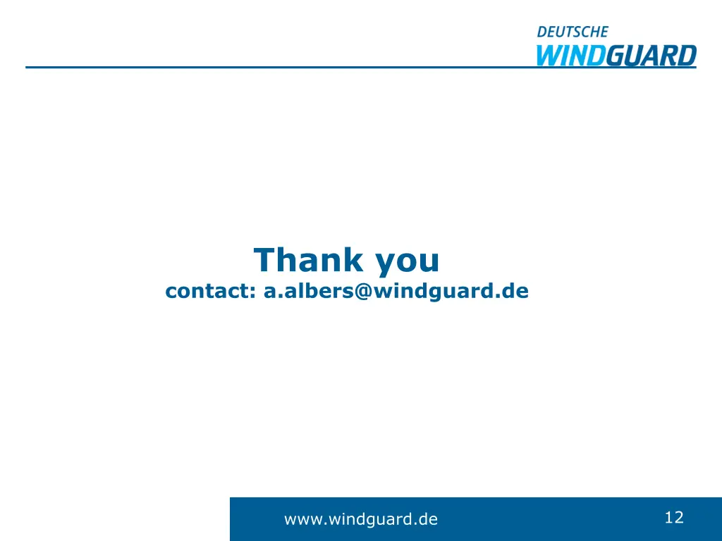thank you contact a albers@windguard de