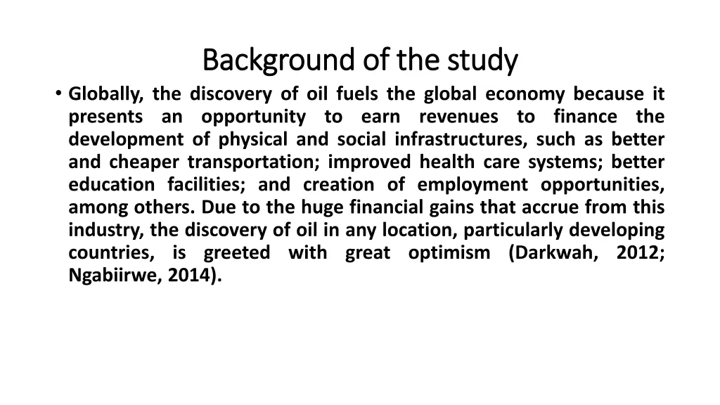 background of the study background of the study