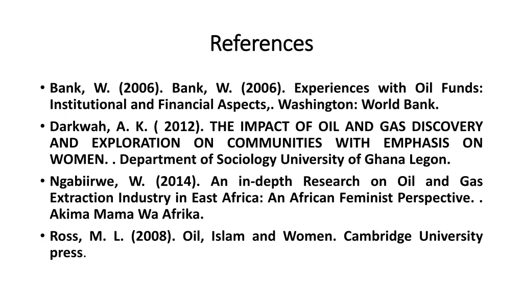 references references