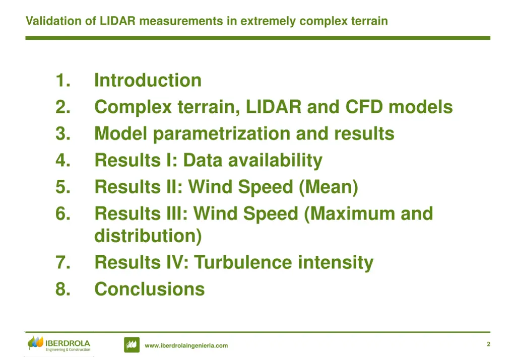 validation of lidar measurements in extremely