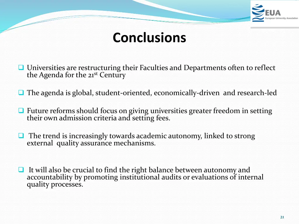 conclusions