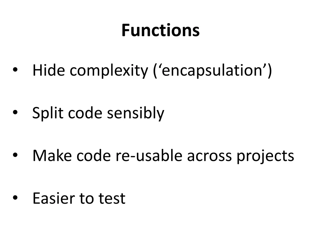 functions 2