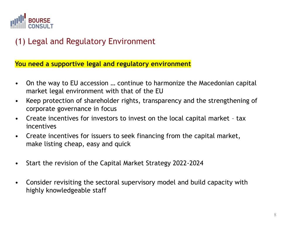 1 legal and regulatory environment