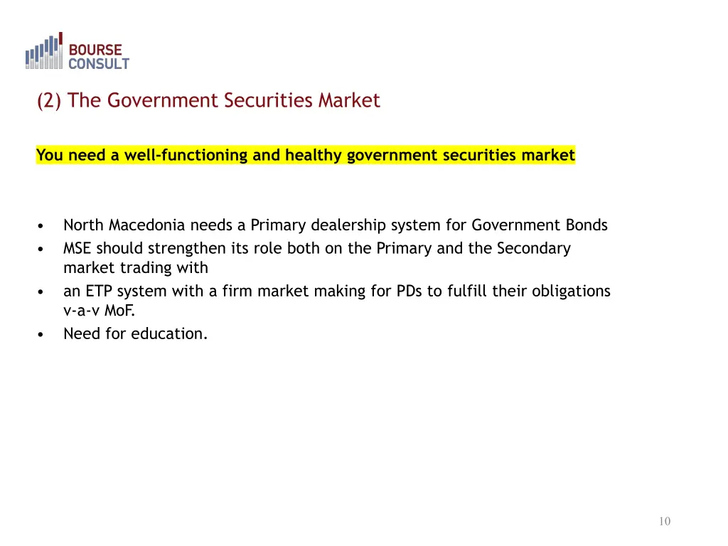 2 the government securities market