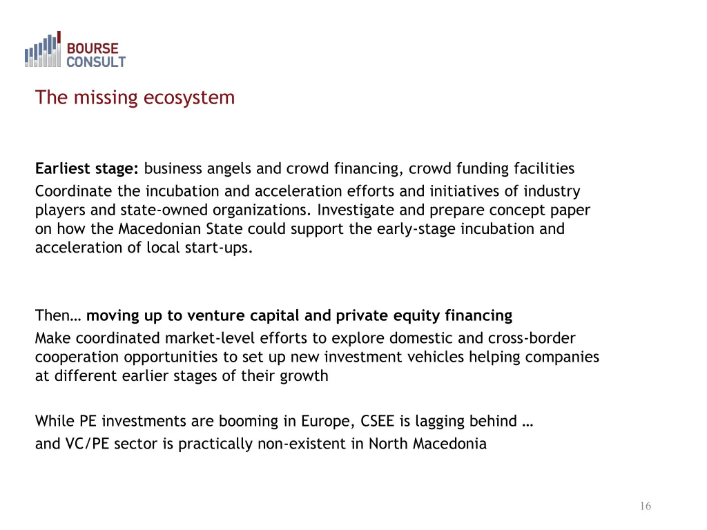 the missing ecosystem