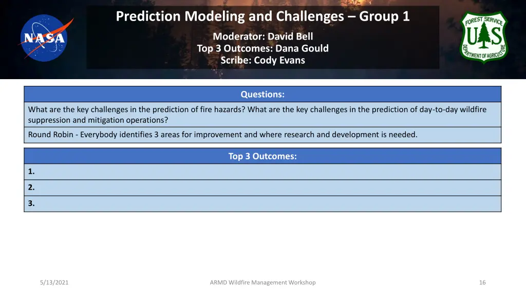 prediction modeling and challenges group 2