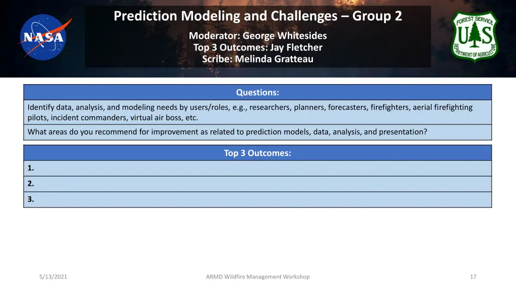 prediction modeling and challenges group 3
