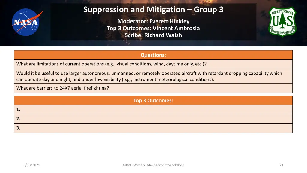 suppression and mitigation group 3 moderator 1