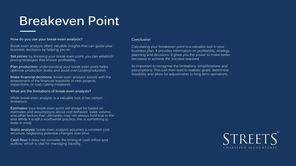 breakeven point 3