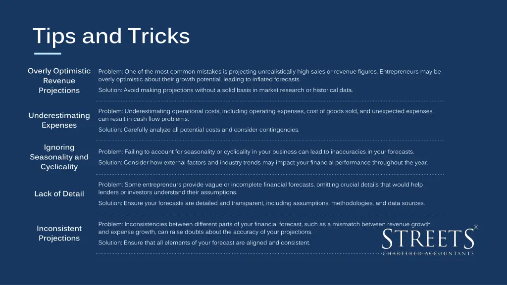 tips and tricks