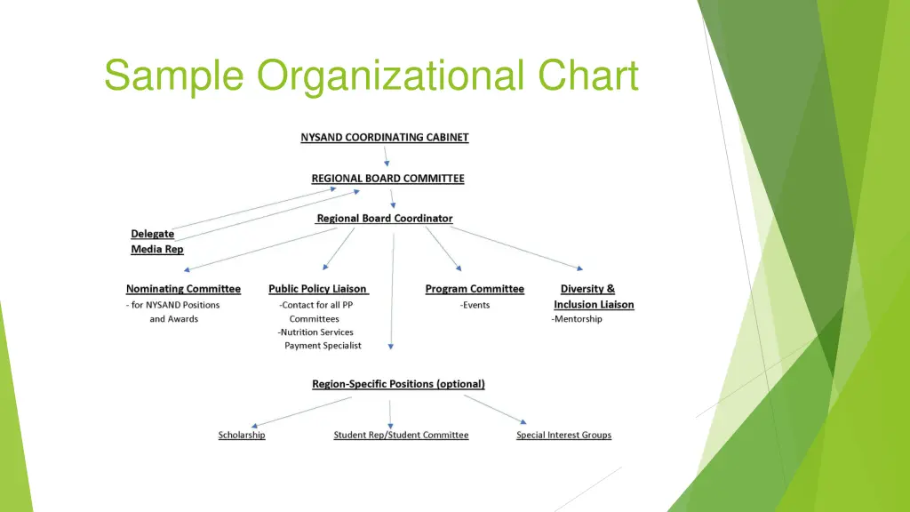 sample organizational chart