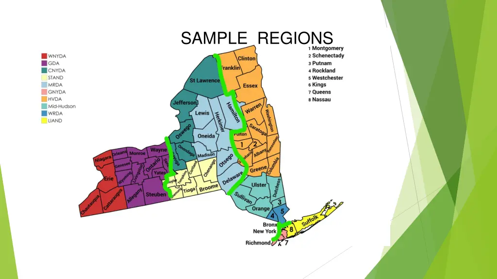 sample regions