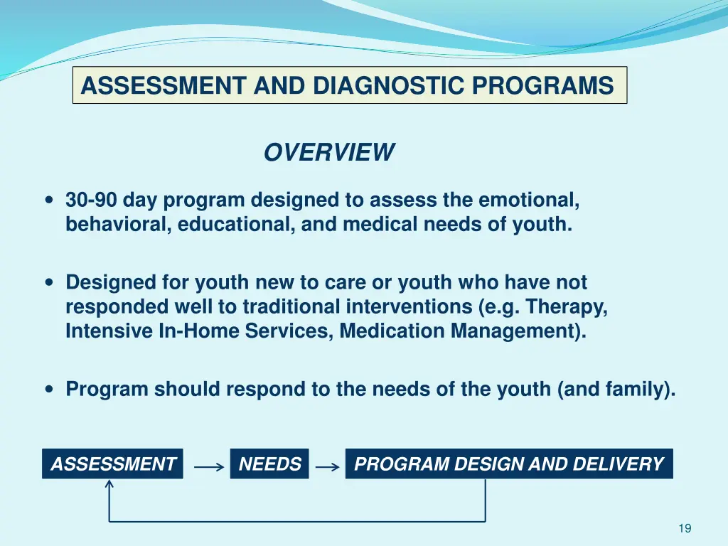 assessment and diagnostic programs 1