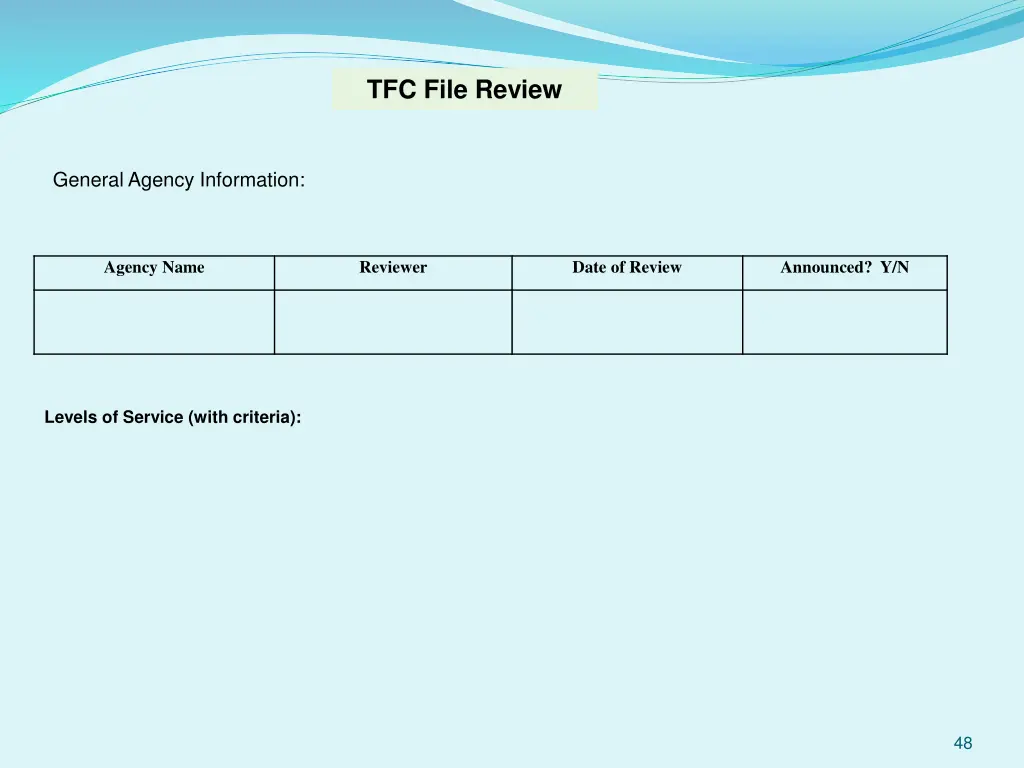 tfc file review