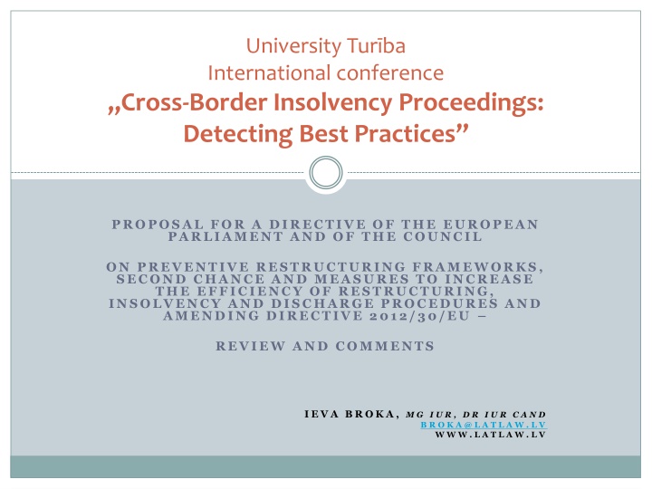 university tur ba international conference cross