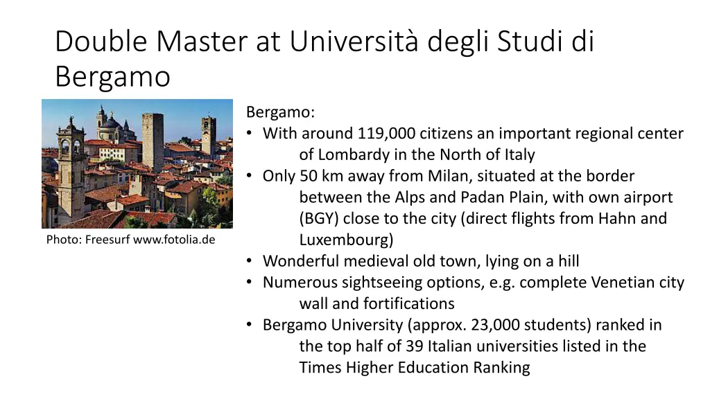 double master at universit degli studi di bergamo
