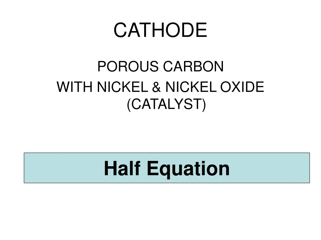 cathode