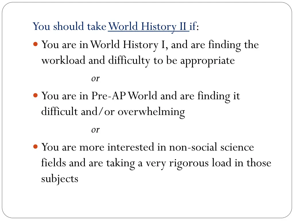 you should take world history