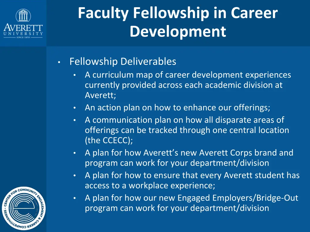 faculty fellowship in career development 2
