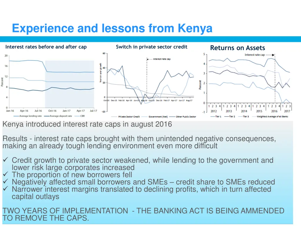 experience and lessons from kenya