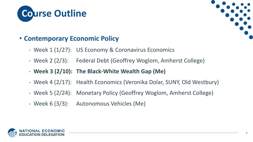 course outline